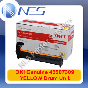 OKI Genuine 46507309 YELLOW Imaging Drum Unit for C612/C612n/C612dn (30K)
